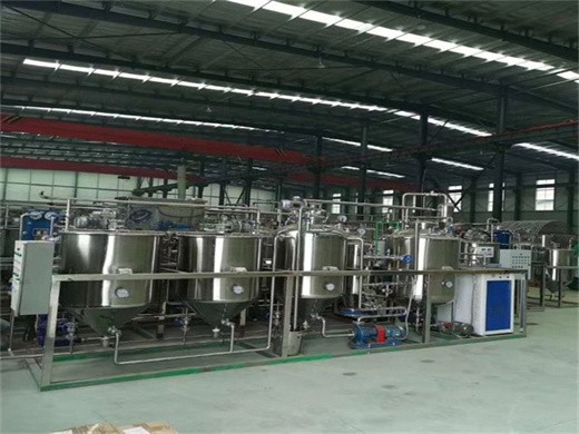 Máquina refinadora de aceite de palma crudo de Perú a bajo precio