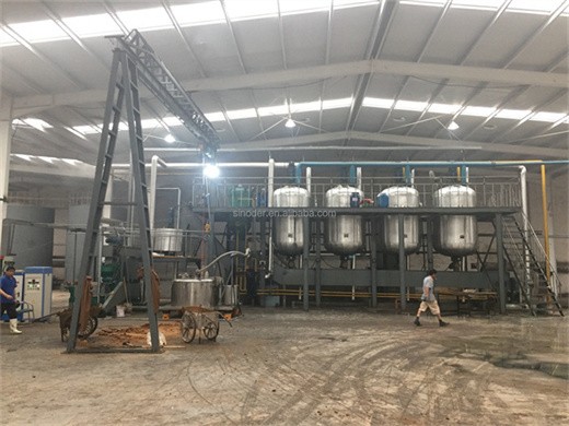 Planta de refinación y fraccionamiento de aceite de palma en Ecuador